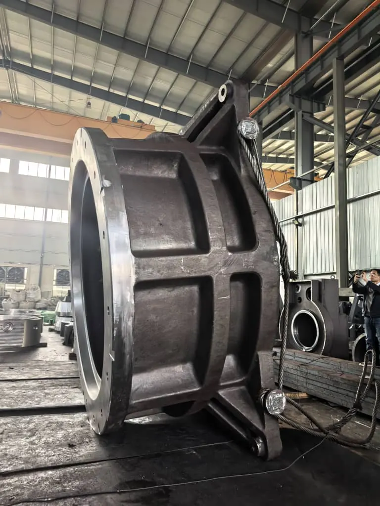 60-89 MK-I gyratory crusher lower frame - machining and laser inspection