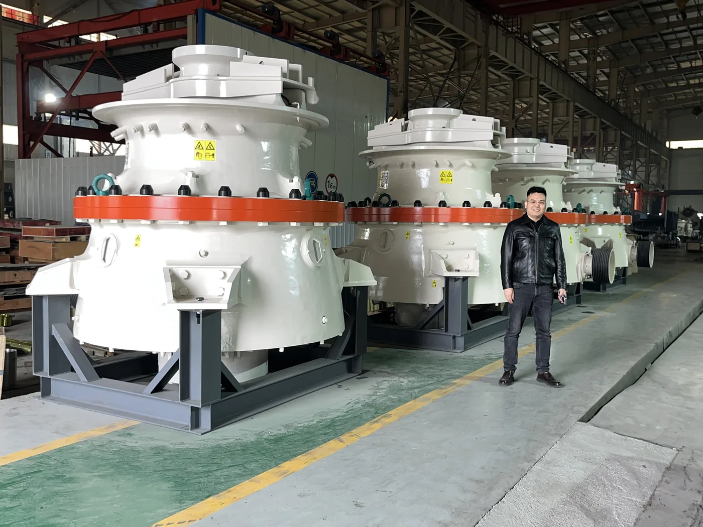 PTLBGP550 cone crushers shipped with the complete hydraulic package