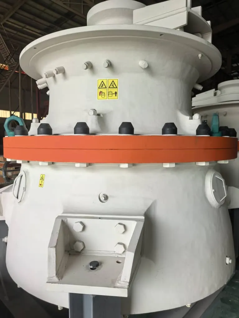 PTLBGP550 cone crushers packed and ready for dispatch