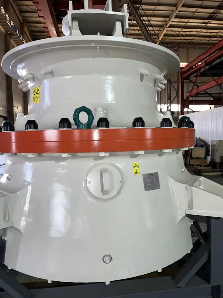 PTLBGP550 cone crushers packed and ready for dispatch